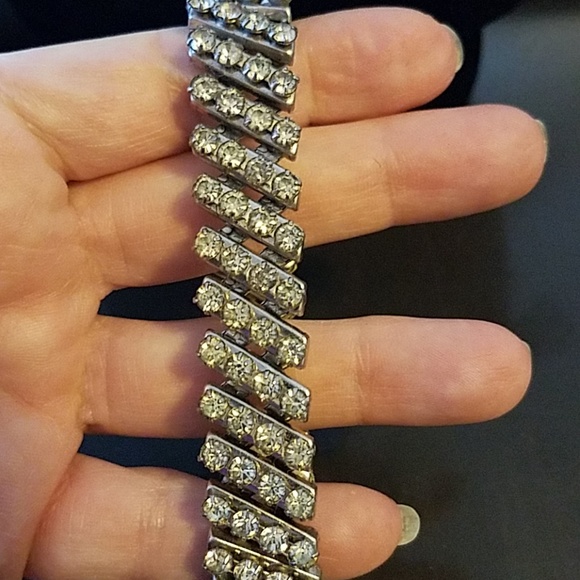 Stretch bracelet - VINTAGE metal - Picture 2 of 10